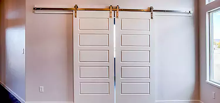 Glass Barn Door with Installation Hardware Kit North Haven