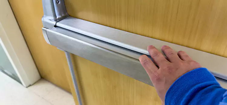 Installing a Push Bar on a Door North Haven
